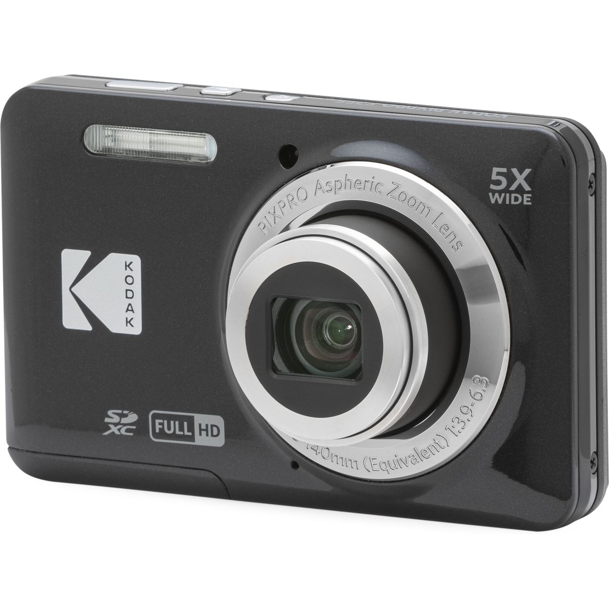 Kodak FZ55 5X Zoom CMOS FHD Li-ion Black